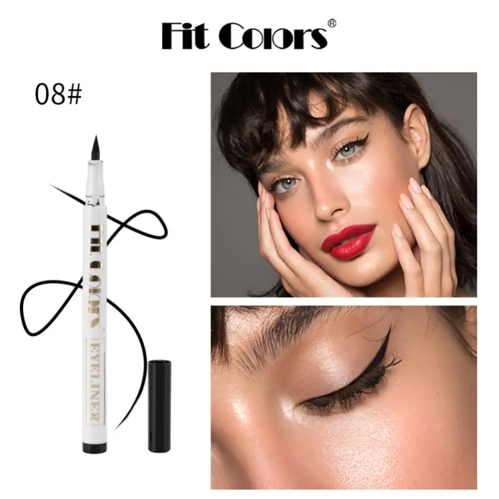 

Подводка для глаз жидкая водостойкая быстросохнущая, 8 цветов