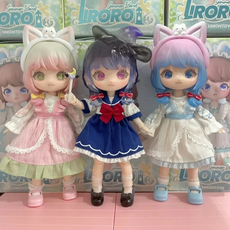 В наличии Lilolo New Series Summer Island 1/12 Bjd Ob11 Слепая коробка Милая модель куклы Mystery Box