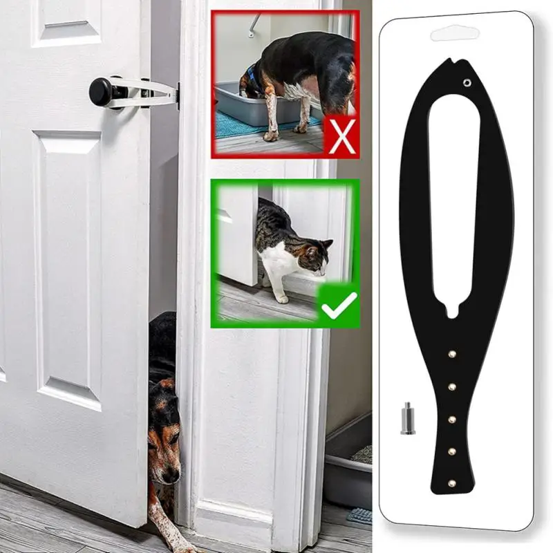 

Good Toughness Flex Strap Adjustable Installs Fast Door Strap Cat Door Alternative Protection Safety Lock Safe Cat Door Holder