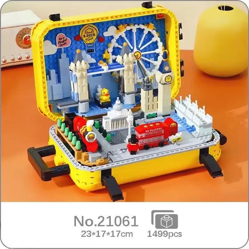 1499 шт., Детский конструктор «маленький город»