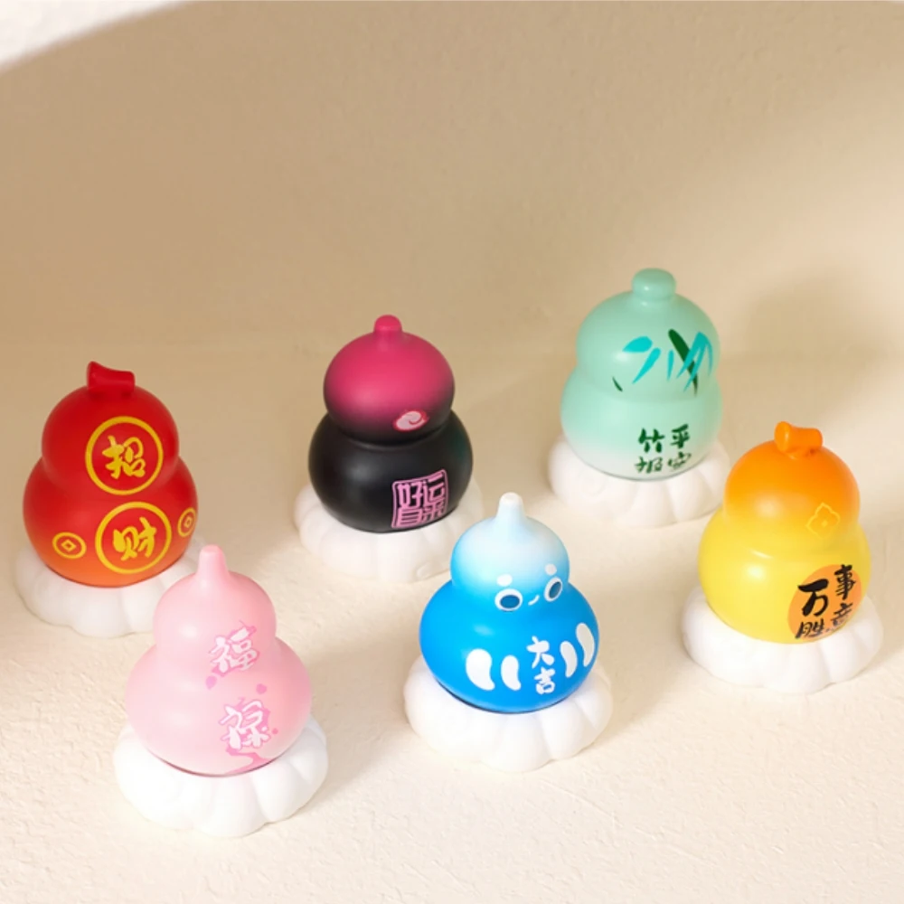 Фото Lucky Gourd Surprise слепая коробка Fulu маленький орнамент модная игровая кукла милый подарок ручной работы украшение для рабочего стола №1
