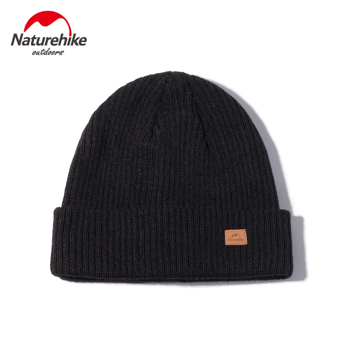 

Naturehike Wool Folded Knitted Hat Outdoor Warm Thicken Hat Sports Caps for Men Women in Autumn Winter NH21FS553