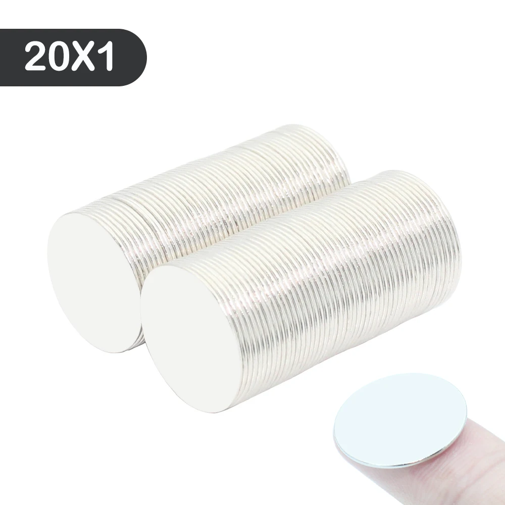 

3/5/10/15/20 Pcs 20x1 Neodymium Magnet 20mm x 1mm N35 Round Magnets Super Powerful Strong Permanent Magnetic imanes Disc