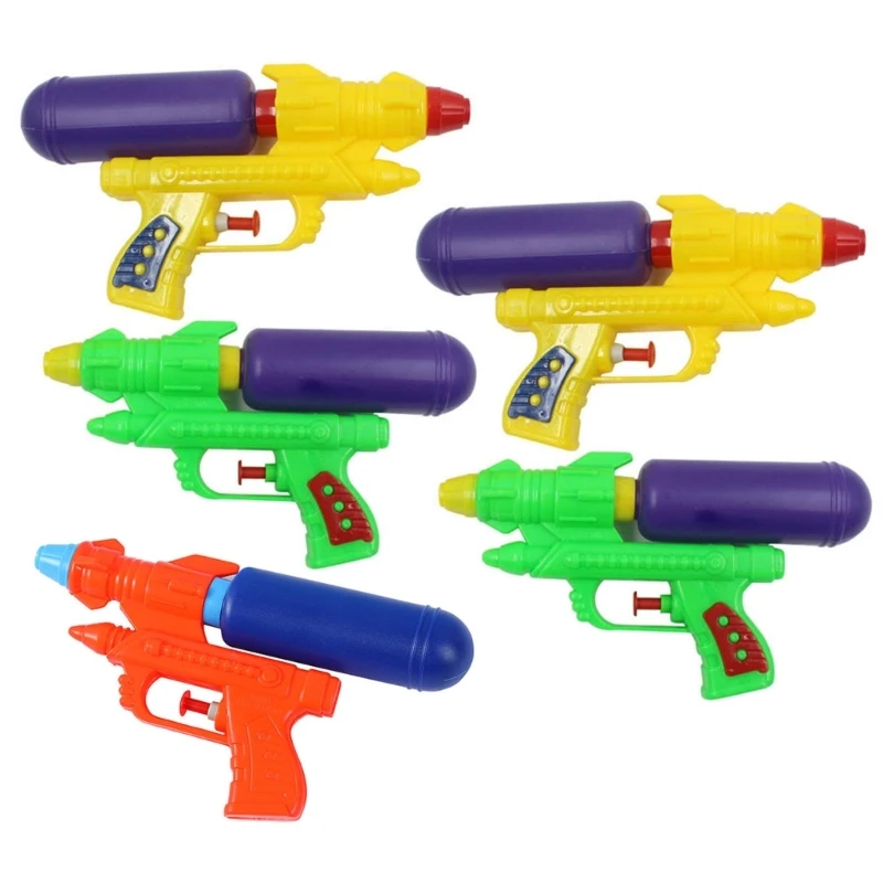 

Маленькие Водяные Пистолеты для малышей, игрушка для ванной, искусственная игрушка для бассейна 5 шт. X90C