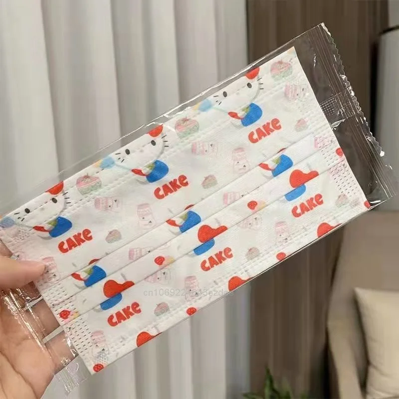 20-100 шт. одноразовая трехслойная фильтрационная маска для лица взрослых