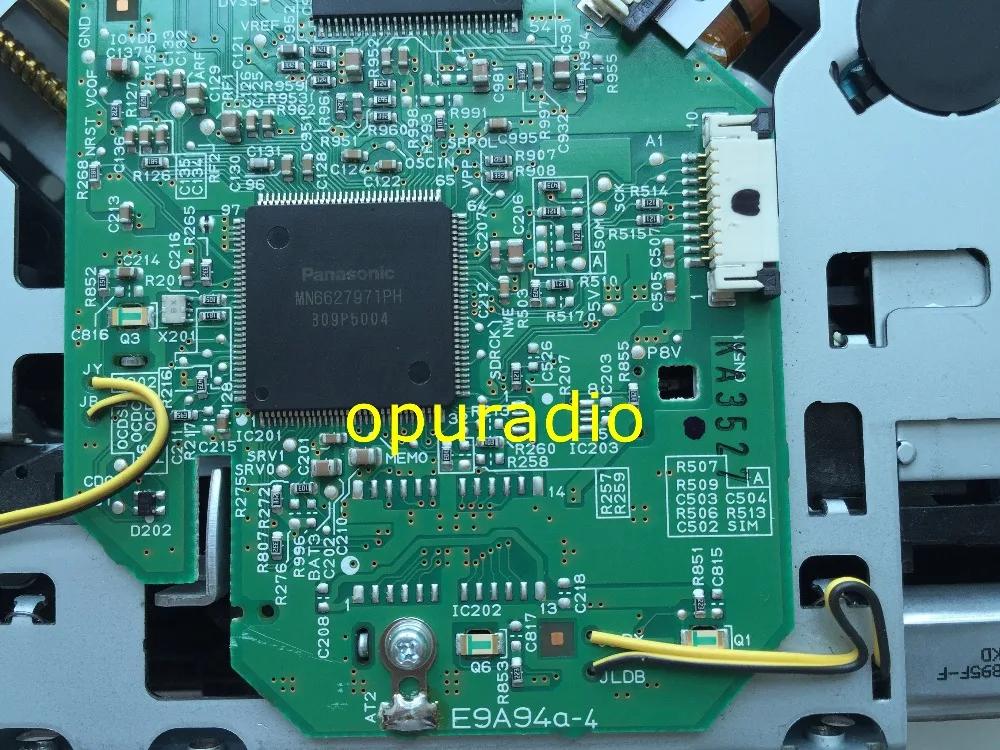 Механизм загрузки одиночного привода CD Matsushita PCB E9A94 с разъемом 10Pin для автомобильного аудиопроигрывателя Toyota VENZA.