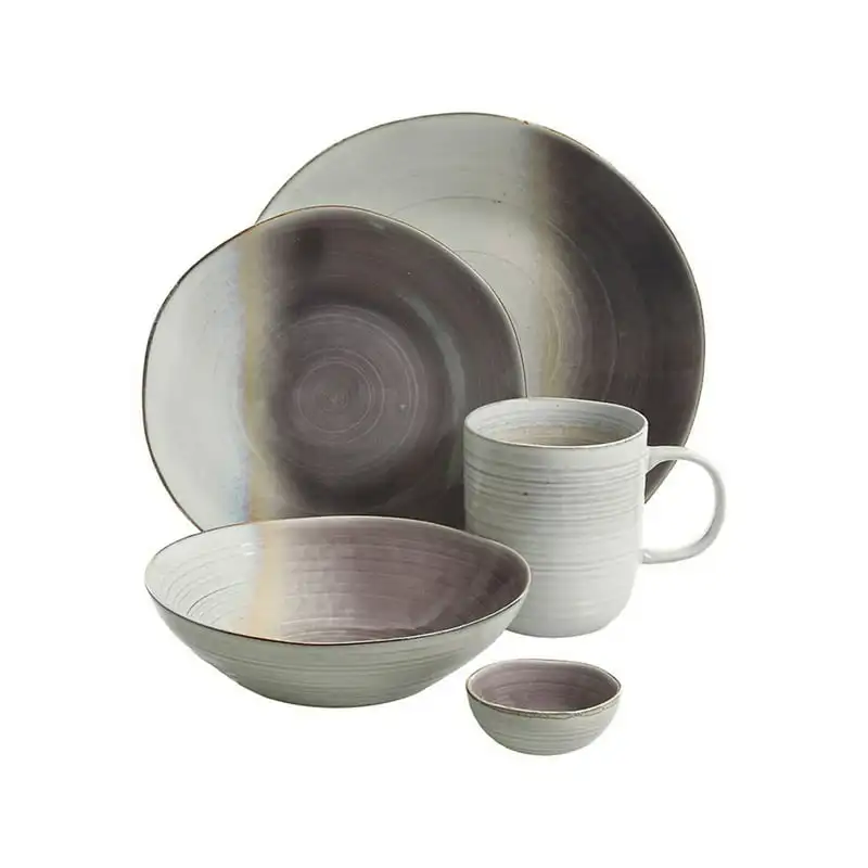 

Chrissy Teigen Aubergine Blush 20-piece Dinnerware Set