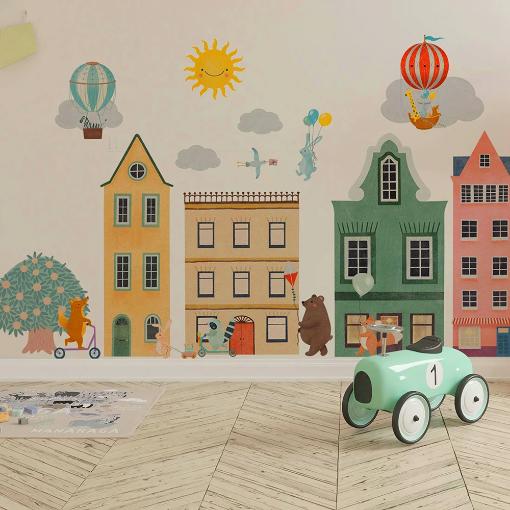 

Настенная наклейка Duruibom Городской пейзаж