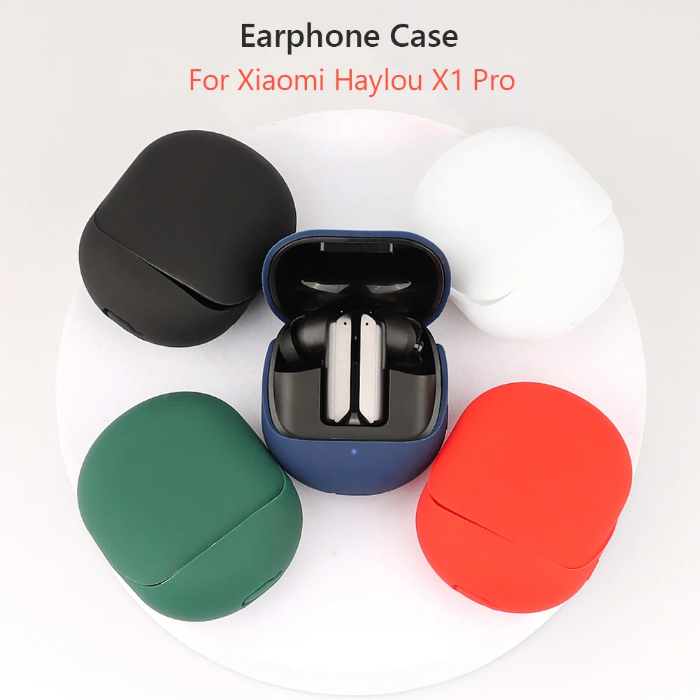 

Bluetooth-compatible Wireless Earphone Case for Xiaomi Haylou X1 Pro Portable Headphones Silicone Protective Cover Accessories