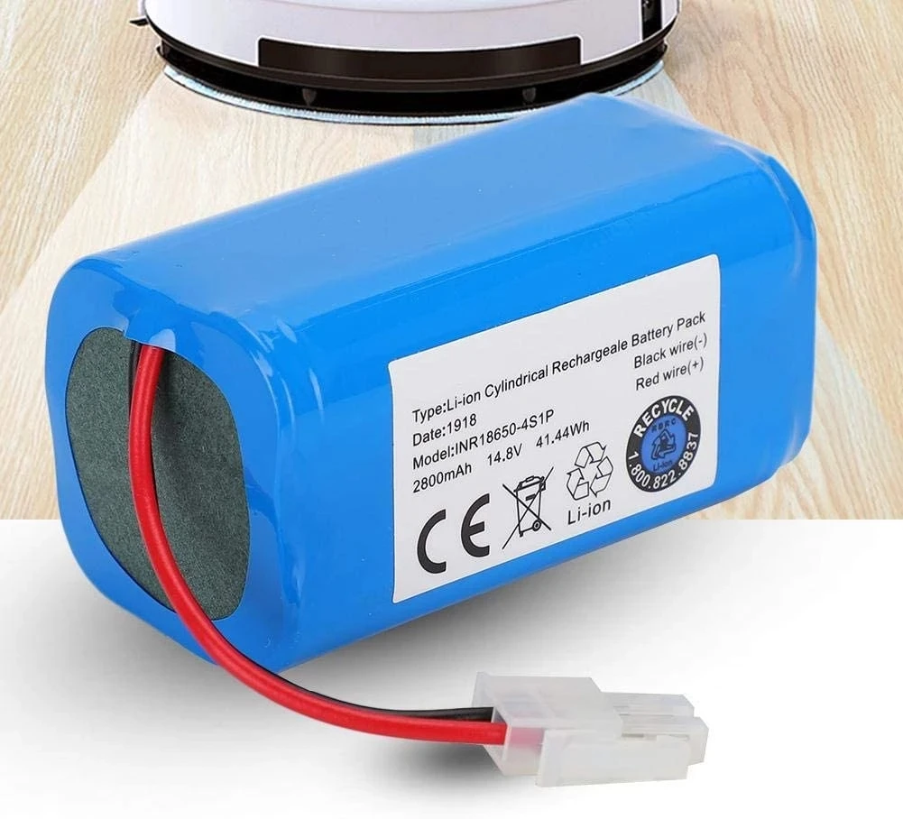 

Aicherish 4S1P Full Capacity 14.8V 2600mAh 3500mAh Lithium Battery,For 14.4V A4 A4s V7 A6 V7s Plus Robot Vacuum Cleaner