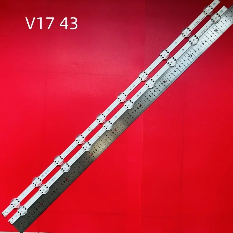 Светодиодная подсветка для телевизора 2 шт 10 светодиодов 43LJ624V 43UJ654T 43UJ6510 43UJ6517 43LV340C