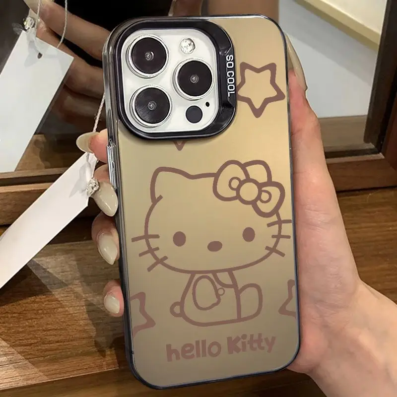 Чехол Cute Kitty Kuromi для Vivo V30 V29 Lite V21E V25 V25E V20 V27 V23 Pro V23E V27E Y02 Y03 Y75 Y91C Y30 Y93 Y91 Y95 Y100 Cover