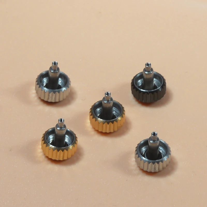 1 PCS  Watch Crown Tube Engraved Signed 'Crown' Mod Fit Submariner Watch Case Movement Repair Accessories Parts