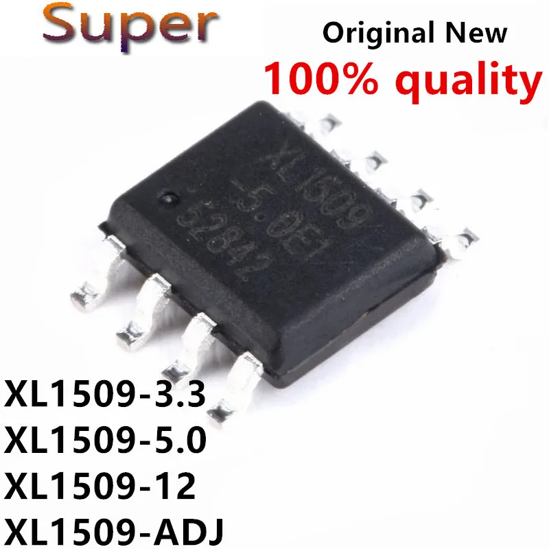 

100PCS XL1509 SOP-8 XL1509-5.0E1 XL1509-3.3E1 XL1509-12E1 XL1509-ADJE1 -5.0 -3.3 -12 -ADJ SOP8 SMD New and Original IC Chipset