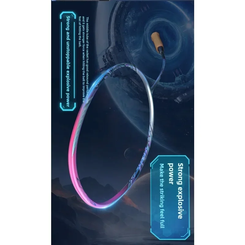 Высший класс Speed Explorer EXPER V6 85g3U Сверхлегкая и быстрая ракетка для бадминтона из