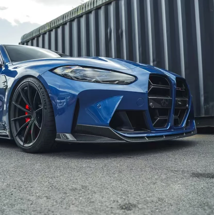 Высококачественная передняя губа из 100% сухого углеродного волокна в стиле CT для