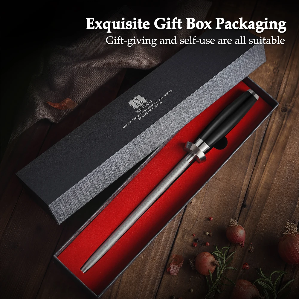 XINZUO Алмазный Хонинговый Стержень Для Ножей Профессиональная Точилка Кухонных С