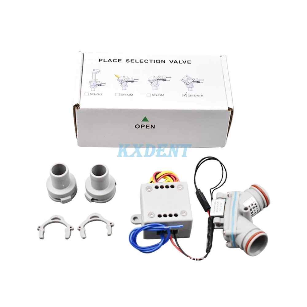 

1Set Dental Selection Valve Suction Unit Electronically Controlled Position Selector Valve Dentistry Chair Accessories