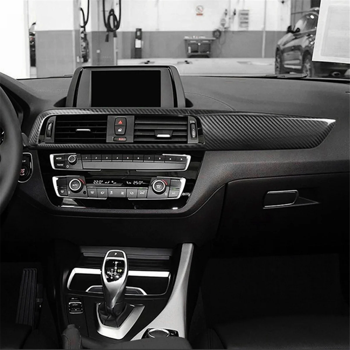 Настоящее углеродное волокно крышка приборной панели автомобиля для BMW F20 F21 F22 F23