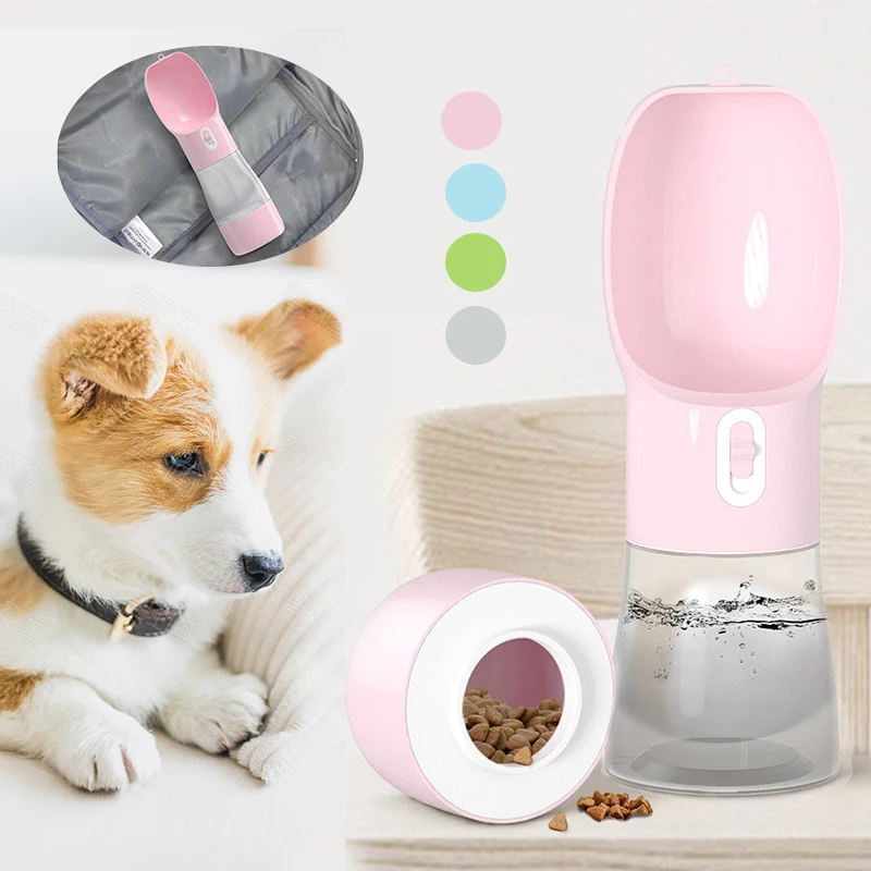 

Dog Water Bottle Portable Pet Bowls Leak Proof Puppy Water Dispenser Waterers Cup Outdoor Walking Lightweight Travel Pets Feeder