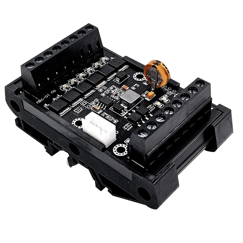Аксессуары для промышленной платы управления FX1N-14MT PLC, чехол для ПЛК-модуля, аналоговый вход/выход с релейным модулем задержки направляющей