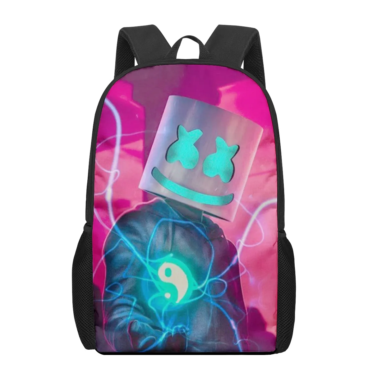 DJ Marshmello School Bags 3D Print Kids Backpack Schoolbags Black Bookbags For Teenager Girls Boys Children Book Bag