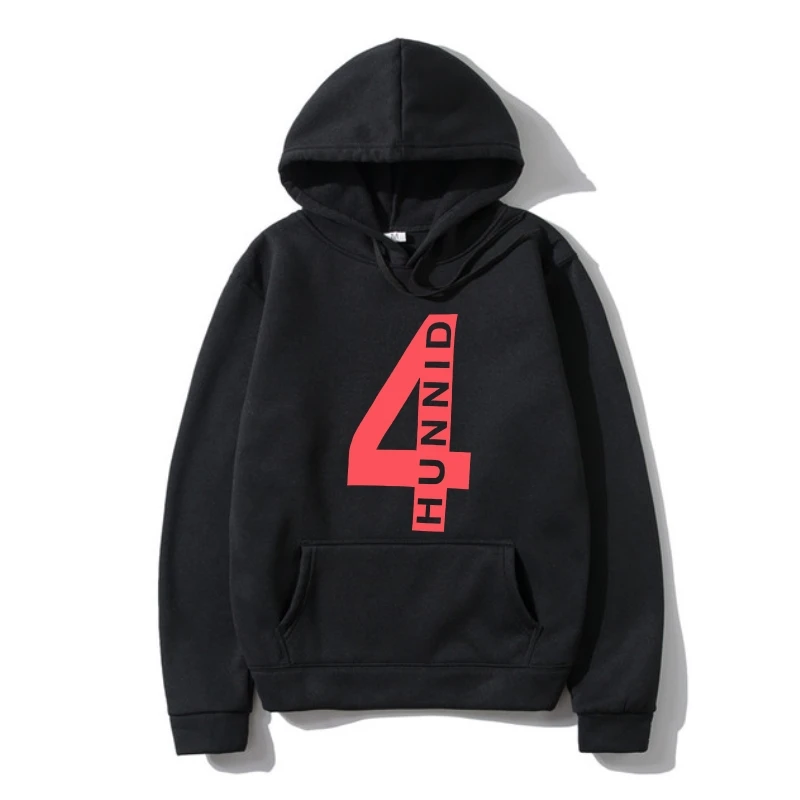 

YG 4HUNNID RECORDS TRIPLE 4 Outerwear MENS WHITE HIP HOP MUSIC Fleece Hoody custom printed SweatSweatshir hip hop funny Hoody