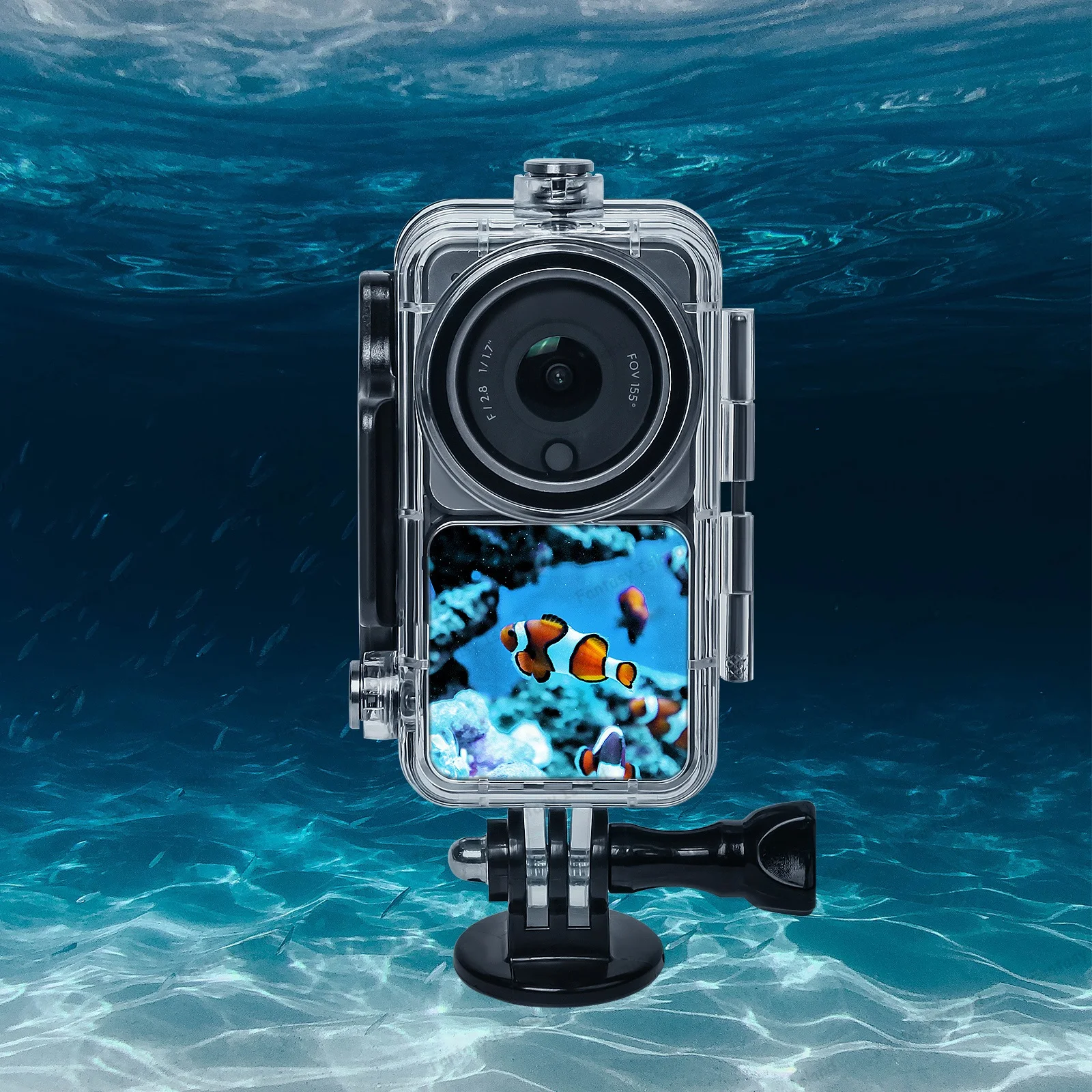 

Sunnylife FOR DJI Action 2 waterproof shell Sports Camera Accessories diving protective cover 45m waterproof FOR Action2