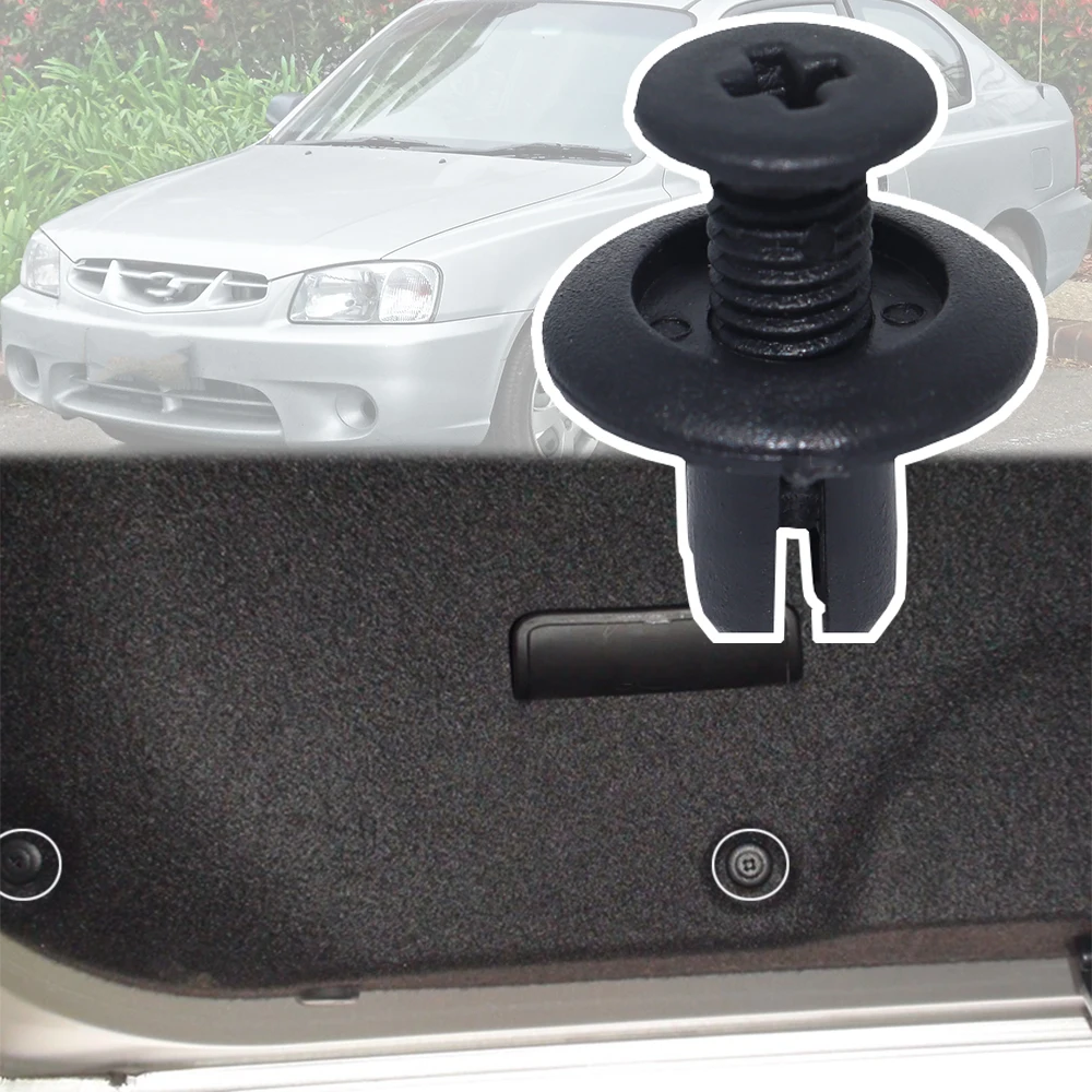 

Car Wheel Arch Lining Screw Bumper Retainer Mud Flaps Trim Clips For Hyundai Accent LC MC 1999 2000 2001 2002 2003 2004 - 2010