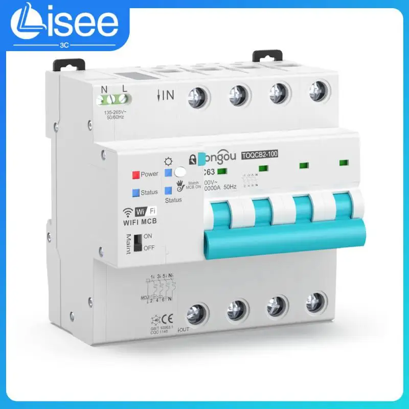 

Таймер с дистанционным управлением, измерительный выключатель, 4p, автоматический выключатель, беспроводной, 63 А