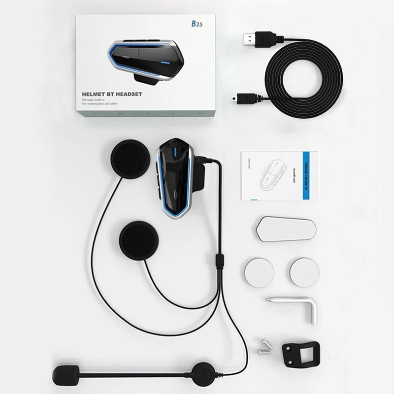 Bluetooth-гарнитура для шлема B35 с поддержкой FM-радио и Hi-Fi |
