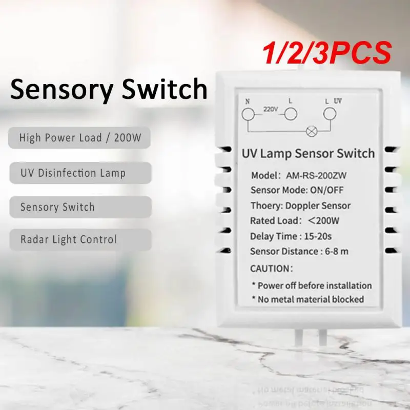 

1/2/3 шт., УФ-лампа для дезинфекции, 200 Вт