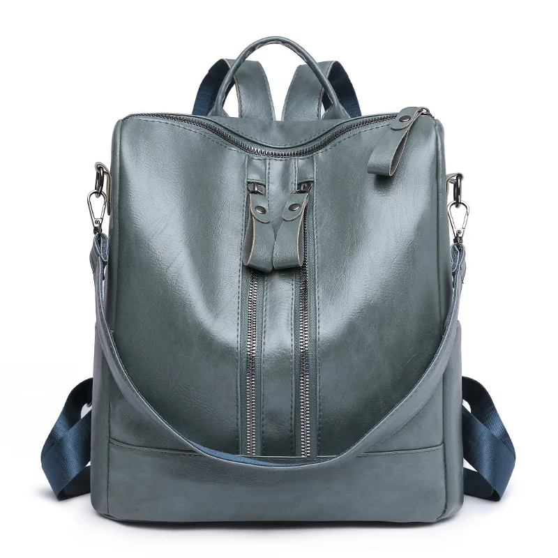 

Рюкзак женский из мягкой кожи, с защитой от кражи