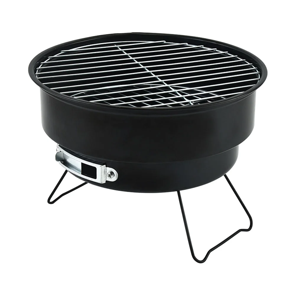 

Grill Charcoal Bbq Stove Portable Barbecue Camping Rack Outdoor Cooker Basket Burner Steelgrills Stainless Burning Wood Rib