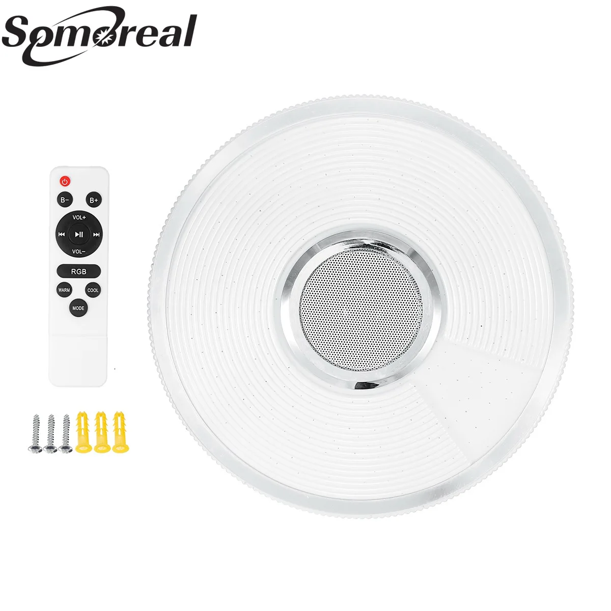 

60W WiFi Modern RGB LED Ceiling Light Home Lighting APP bluetooth Music Light Bedroom Lamp Smart Ceiling Lamp Remote Control