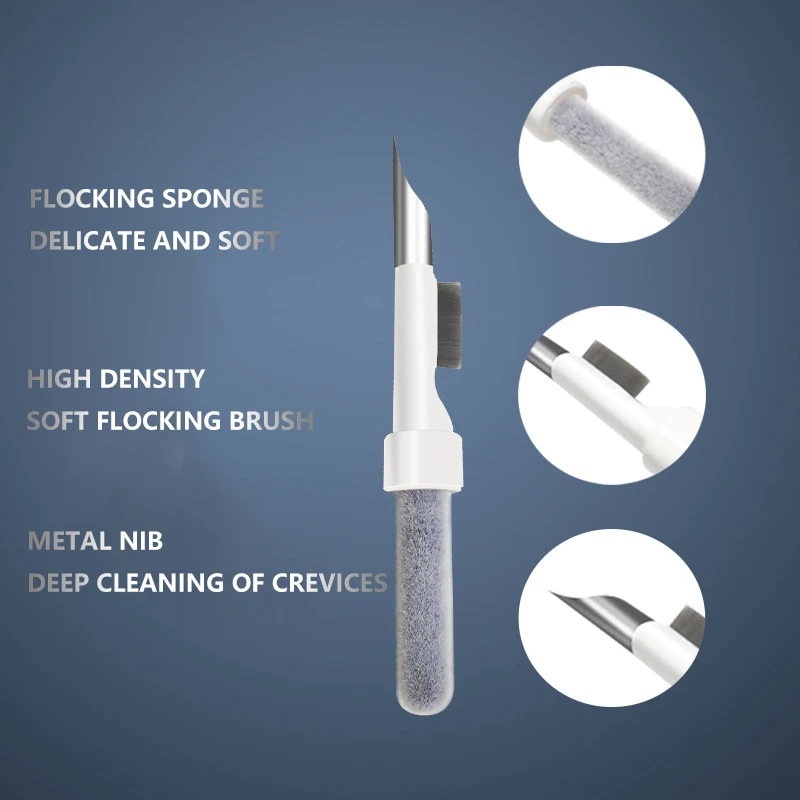 

UTHAI B-QJB для Airpods, наушники-вкладыши, клавиатура, планшет, Bluetooth, ручка для очистки, многофункциональный комплект для очистки