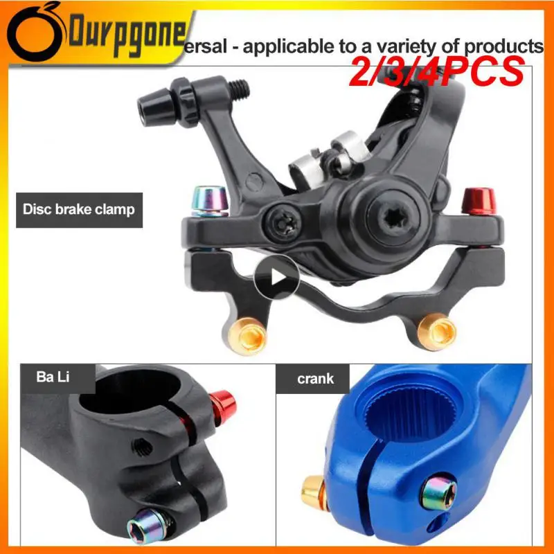 

2/3/4PCS Red/gold/bright Color M6x18mm Electroplate Screw Flange Head Bike Screw Xuan Color Bali Screw Bicycle Accessories