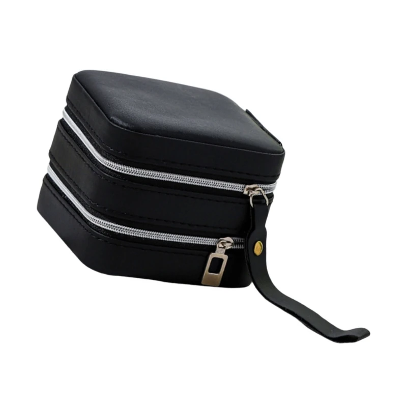 Миниатюрный дорожный футляр для ювелирных изделий из искусственной кожи