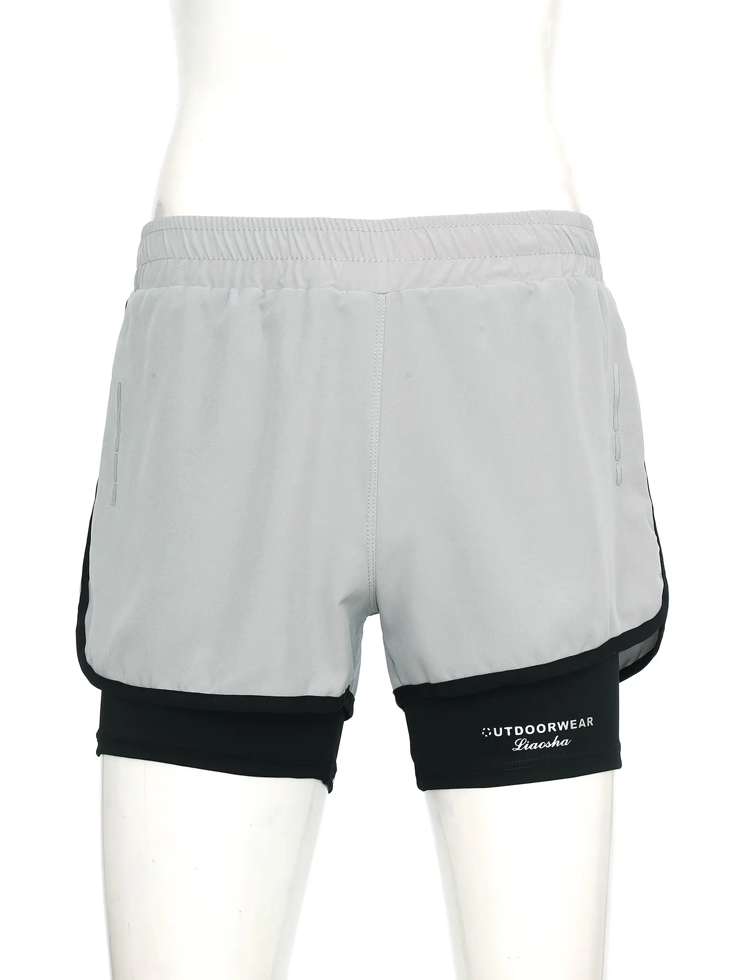 Мужские плавки с компрессионной подкладкой дышащие быстросохнущие шорты для