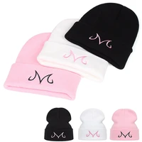 3 colour new dragon ball majin buu casual beanies men women fashion knitted winter hat solid color hip hop hat unisex cap