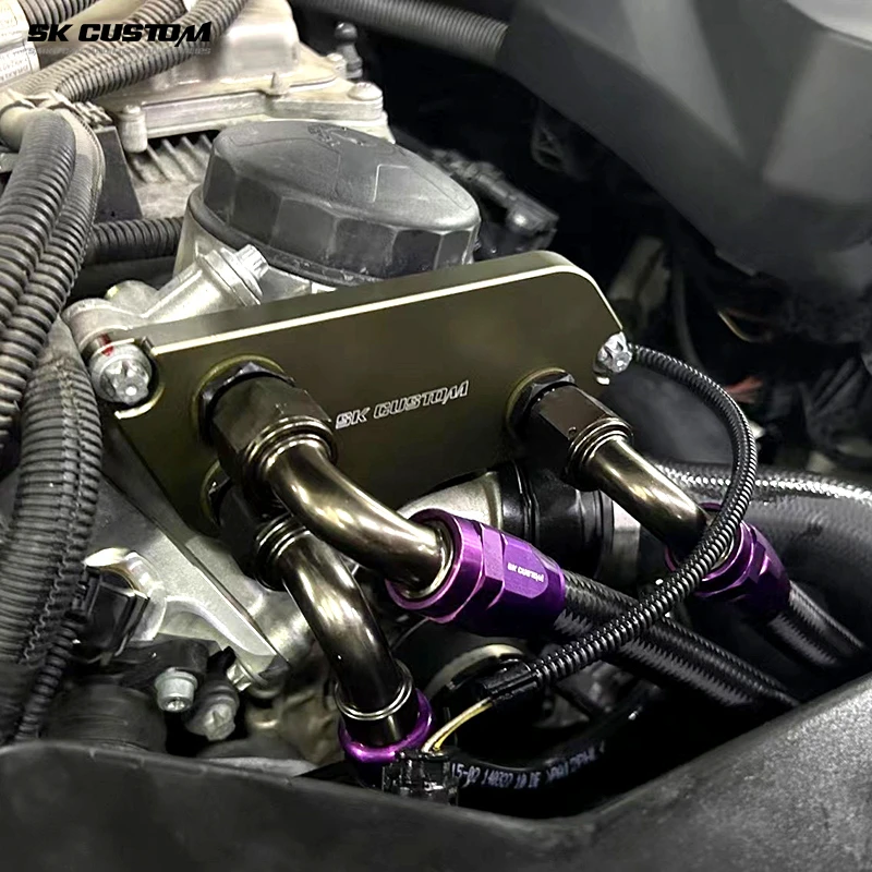 Комплект масляного охлаждения двигателя SK CUSTOM для BMW N20 N26 N51 N52 N53 N54 N55 F30 F34 F07 F10 F12 E84