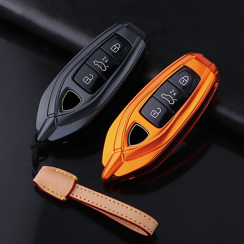 

Aluminium Alloy Car Key FOB Case Key Cover For Lamborghini URUS Auto Accessories Ring