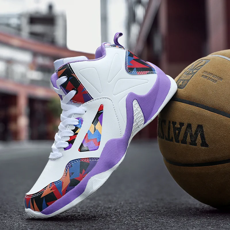 

New Men Basketball Shoes High-Top Comfortable Training Sneakers Male Cushioning Light Athletic Sport Tennis Shoes Youth Zapatos