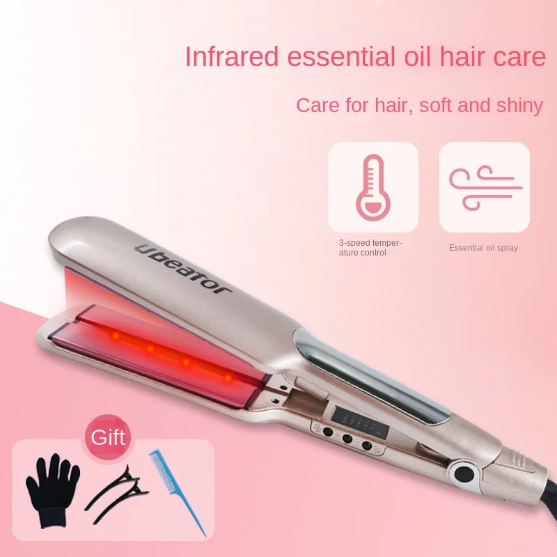 infrared Steam Anion Splint Hair Straightener Free Shipping Styling Appliances Care