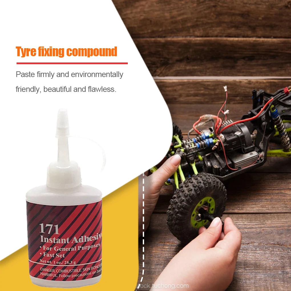 

RC Car Metal Wood Glue Fast Dry Anti-loose Tire Fixing Bonding Glues
