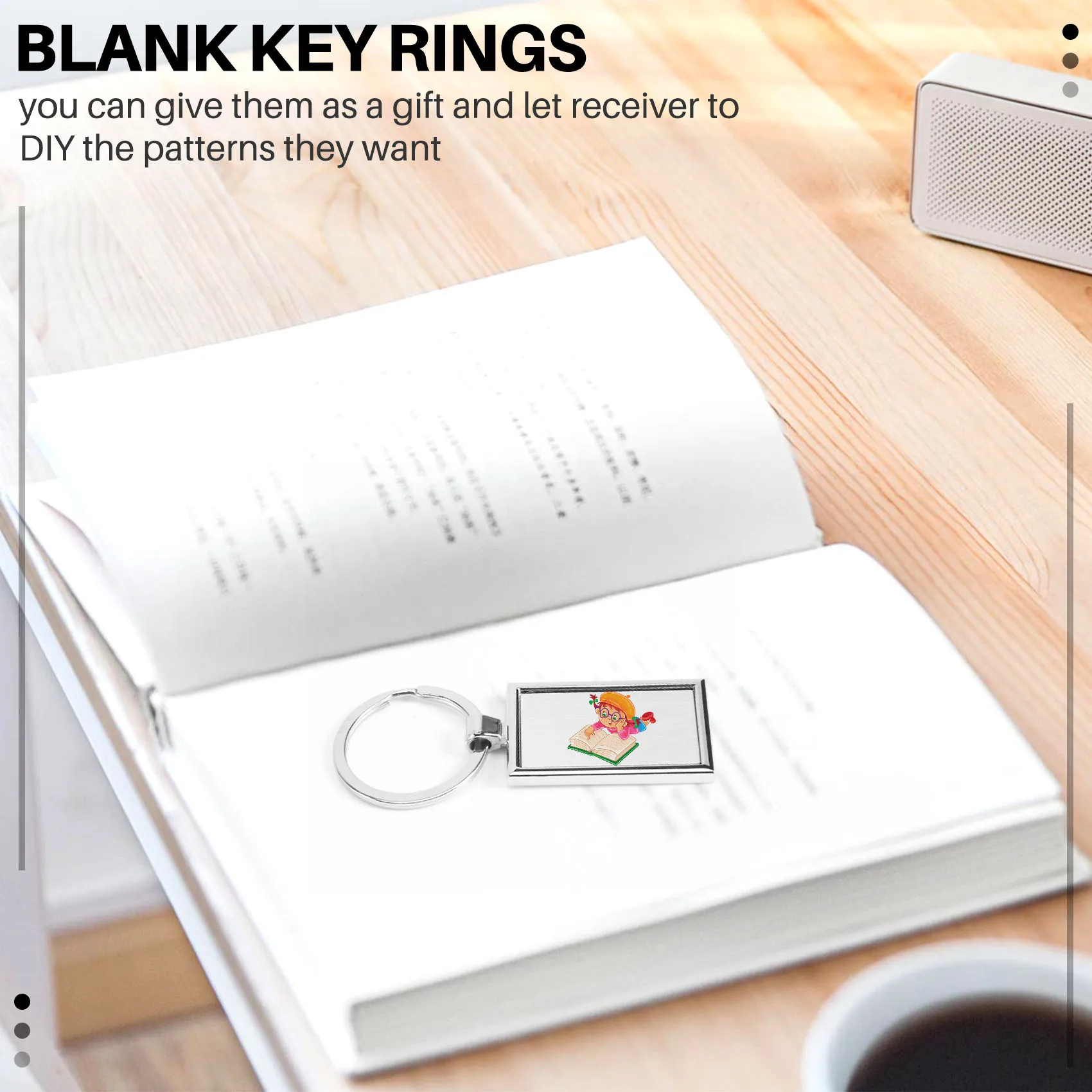 Металлические кольца для ключей 12 шт