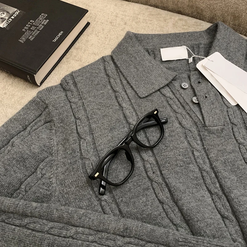 Зимний Теплый женский свитер Bishe в Корейском стиле Красивый пуловер с узором виде