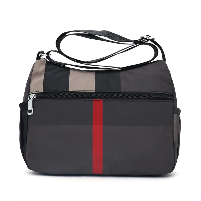 Large and small Women Crossbody Bag Plaid Stripes Nylon Female Shoulder bags Ladies Messenger Bags High Quality Handbags Bolsas