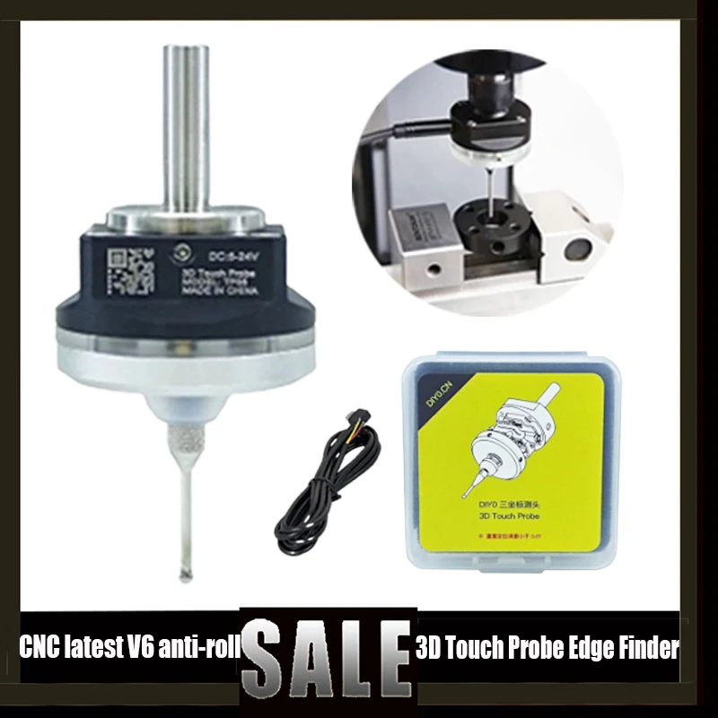 

Новейший V5 V6 анти-роликовый 3d сенсорный зонд Edge Finder центрирующий точный Cnc зонд совместимый с Mach3 и Grbl