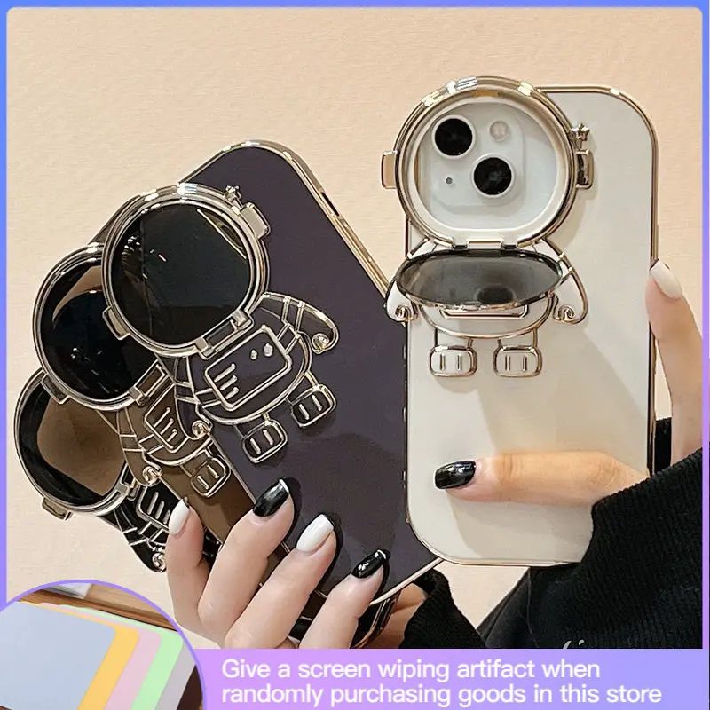 

Роскошная фотолинза астронавта, искусственная фотография, подходит для IPhone14promax 13, защита от падений